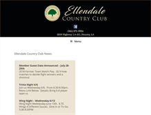 Tablet Screenshot of ellendalecountryclub.net